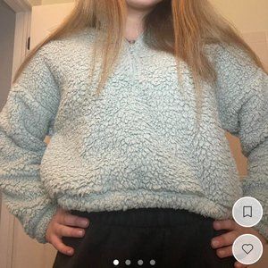 Hollister Cropped Sherpa